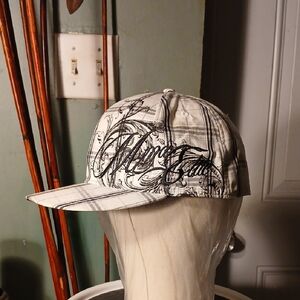 MMA ELITE Men's Plaid White and Black Cap